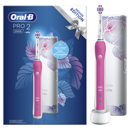 Oral-B Pro 2 2500 Design Pink Електрическа четка за зъби за дълбоко почистване и сензор за налягане на венците и подаръчен калъф Oral-B Pro 2 2500 Design Pink Електрическа четка за зъби за дълбоко почистване и сензор за налягане на венците и подаръчен калъф