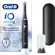 Oral-B iO Series 6 Electric Toothbrush Black Lava 1 бр - Електрическа четка за зъби с модерни технологии в черен цвят