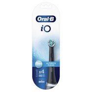 Oral-B iO Ultimate Clean Brush Heads Black 4 бр