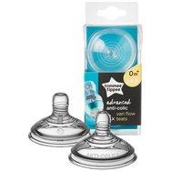 Tommee Tippee Advanced Anti-Colic Vari Flow Teets 0m+ Код 422583, 2 бр - Силиконови биберони Anti-Colic X-Cut с променлив поток за новородени Tommee Tippee Advanced Anti-Colic Vari Flow Teets 0m+ Код 422583, 2 бр - Силиконови биберони Anti-Colic X-Cut с променлив поток за новородени