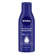 Nivea Body Nourishing Milk Mini 75ml - Подхранваща емулсия за тяло 48 часа дълбока хидратация и мекота