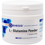 Viogenesis L-Glutamine Powder 250g - Хранителна добавка с аминокиселина L-глутамин на прах, идеална за възстановяване след интензивна спортна дейност Viogenesis L-Glutamine Powder 250g - Хранителна добавка с аминокиселина L-глутамин на прах, идеална за възстановяване след интензивна спортна дейност