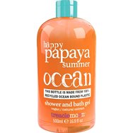 Treaclemoon Papaya Summer Bath & Shower Gel 500ml - Освежаващ и хидратиращ гел за тяло с екстракт от папая