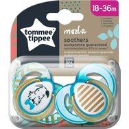 Tommee Tippee Moda Soothers 18-36m Син код 43343841, 2 бр