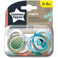 Tommee Tippee Moda Soothers 0-6m Син код 433488, 2 бр