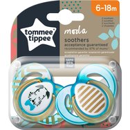 Tommee Tippee Moda Soothers 6-18m Син код 433490, 2 бр