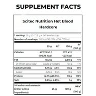 Scitec Nutrition Hot Blood Hardcore Pre-Workout Drink Powder 375g - Tropical Punch