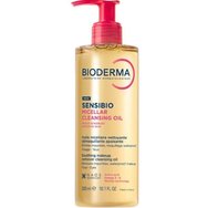 Bioderma Sensibio Micellar Soothing Waterproof Makeup Remover Cleansing Oil 300ml - Мицеларна почистваща и демакиираща олио за лице и очи за чувствителна кожа, с помпа