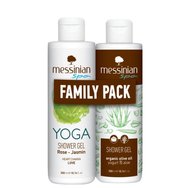 Messinian Spa Promo Yoga Heart Charka Love Rose & Jasmin Shower Gel 300ml & Organic Olive Oil Yogurt & Aloe 300ml Messinian Spa Promo Yoga Heart Charka Love Rose & Jasmin Shower Gel 300ml & Organic Olive Oil Yogurt & Aloe 300ml