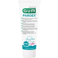 Gum Paroex CHX 0.06% & CPC Plaque & Gums Toothpaste 75ml - Οδοντόκρεμα για Υγιή Ούλα & Άμεση Δράση Κατά της Πλάκας