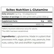 Scitec Nutrition 100% L-Gloutamin Amino Acid Unflavored 600g