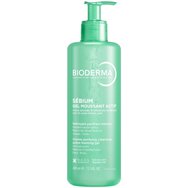 Bioderma Sebium Intense Puriifying Cleansing Face & Body Foaming Gel 400ml - Пенещ гел за активно почистване и ексфолиране за кожа, склонна към акне, със салицилова и гликолова киселина, с помпа