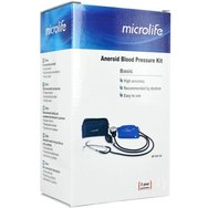 Microlife BP AG1-30 Aneroid Blood Pressure Kit Аналогов Метален Апарат за Кръвно Налягане за Ръка с Вграден Стетоскоп 1 Брой Microlife BP AG1-30 Aneroid Blood Pressure Kit Аналогов Метален Апарат за Кръвно Налягане за Ръка с Вграден Стетоскоп 1 Брой