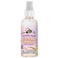 Organic Shop Unicorn Glide & Magic Rose & Raspberry Hair Detangler Spray 170ml - Хидратиращ спрей за коса с аромат на роза и малина за заплетена коса и възли Organic Shop Unicorn Glide & Magic Rose & Raspberry Hair Detangler Spray 170ml - Хидратиращ спрей за коса с аромат на роза и малина за заплетена коса и възли