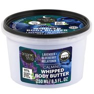 Organic Shop Calming Whipped Lavender Blueberry & Melatonin Body Butter 250ml - Релаксиращо масло за тяло с лавандула, къпини и мелатонин за дълбока хидратация Organic Shop Calming Whipped Lavender Blueberry & Melatonin Body Butter 250ml - Релаксиращо масло за тяло с лавандула, къпини и мелатонин за дълбока хидратация