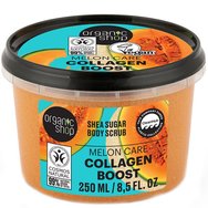 Organic Shop Shea Sugar Collagen Boost Melon Care Body Scrub 250ml - Увеличаващ колагена скраб за тяло с пъпеш Organic Shop Shea Sugar Collagen Boost Melon Care Body Scrub 250ml - Увеличаващ колагена скраб за тяло с пъпеш