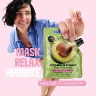 Organic Shop Deep Hydration with Ceramides Avocado Clay Mask Маска за лице с глина, авокадо & Ceramides за дълбока хидратация & подхранване 100ml Organic Shop Deep Hydration with Ceramides Avocado Clay Mask Маска за лице с глина, авокадо & Ceramides за дълбока хидратация & подхранване 100ml