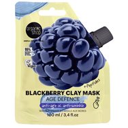Organic Shop Age Defence with Peptides Blackberry Clay Mask Маска за лице с глина, къпина & пептиди против стареене & за стегнат вид на кожата 100ml