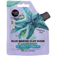 Organic Shop Cooling Effect Blue Marine with Hyaluronic Acid Clay Mask Маска за лице с морска глина & хиалуронова киселина за успокояване & хидратация 100ml Organic Shop Cooling Effect Blue Marine with Hyaluronic Acid Clay Mask Маска за лице с морска глина & хиалуронова киселина за успокояване & хидратация 100ml