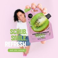 Organic Shop Vitamin Freshness Kiwi with Collagen Face Commage Ексфолиант за лице с киви & колаген за сияйна кожа & еластичност 100ml