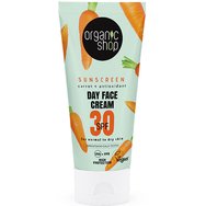 Organic Shop Sunscreen for Normal to Dry Skin Spf30, 50ml