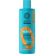 Oblepikha Siberica Professional Repair with Biolipid Complex & Keratin Shampoo 400ml - Укрепващ възстановяващ шампоан с овесени пептиди и кератин за суха и увредена коса Oblepikha Siberica Professional Repair with Biolipid Complex & Keratin Shampoo 400ml - Укрепващ възстановяващ шампоан с овесени пептиди и кератин за суха и увредена коса