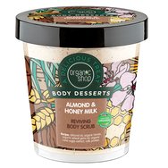 Organic Shop Body Desserts Almond & Honey Milk Reviving Body Scrub 450ml - Освежаващ ексфолиант за тяло с бадеми, мед и мляко Organic Shop Body Desserts Almond & Honey Milk Reviving Body Scrub 450ml - Освежаващ ексфолиант за тяло с бадеми, мед и мляко
