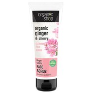 Organic Shop Cleaning Face Scrub Ginger & Cherry 75 ml - Нежен ексфолиант за лице за почистване Organic Shop Cleaning Face Scrub Ginger & Cherry 75 ml - Нежен ексфолиант за лице за почистване