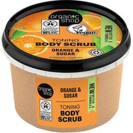 Organic Shop Orange & Sugar Toning Body Scrub 250ml - Τονωτικό Απολεπιστικό Σώματος με Πορτοκάλι & Ζάχαρη για Ομαλή & Απαλή Επιδερμίδα Organic Shop Orange & Sugar Toning Body Scrub 250ml - Τονωτικό Απολεπιστικό Σώματος με Πορτοκάλι & Ζάχαρη για Ομαλή & Απαλή Επιδερμίδα