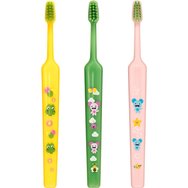 Tepe Good Mini Extra Soft Toothbrush Bolibompa 0-3 Years 3 части - Розово / Зелено / Жълто