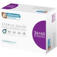 AlfaShield Alfa Gauze Sterile 36x40cm 10 бр