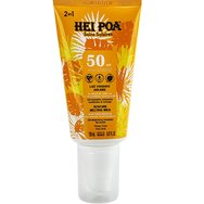 Hei Poa Suncare Melting Milk for Face & Body Spf50, 150ml - Слънцезащитен лосион за лице - тяло за силна защита от слънцето, блестящ тен и аромат Monoi