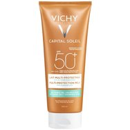 Vichy Capital Soleil Beach Protect Multi-Protection Milk Spf50+ Слънцезащитен крем с мулти защита за лице и тяло 200ml