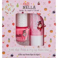 Miss Nella Promo Lip Balm Honey Bunny 3.4g & Peel Off Nail Polish Marsmallow Overload 4ml