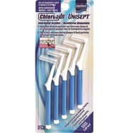 Intermed Unisept Chlorhexil Interdental Brushes 5 бр - SSSS 0.60mm - Четки за ефективно почистване на междузъбните пространства и ортодонтски механизми Intermed Unisept Chlorhexil Interdental Brushes 5 бр - SSSS 0.60mm - Четки за ефективно почистване на междузъбните пространства и ортодонтски механизми