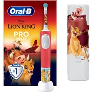 Oral-B Promo The Lion King Vitality Pro Kids Electric Toothbrush 3+ Years Бяло - червено 1 брой и калъф за носене 1 брой