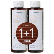 Korres ШАМПОАН СЛЪНЧОГЛЕД И ПЛАНИНСКИ ЧАЙ 1+1FREE 2x250ml Korres ШАМПОАН СЛЪНЧОГЛЕД И ПЛАНИНСКИ ЧАЙ 1+1FREE 2x250ml