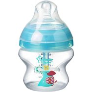 Tommee Tippee Advanced Anti-Colic Baby Bottle 0m+, 150ml - Полипропиленова бутилка с бавен поток и силиконов биберон против колики Tommee Tippee Advanced Anti-Colic Baby Bottle 0m+, 150ml - Полипропиленова бутилка с бавен поток и силиконов биберон против колики