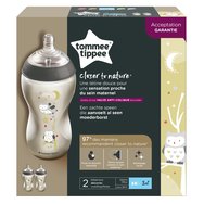 Tommee Tippee Closer to Nature Baby Bottle 3m+ Код 42262103, 2x340ml