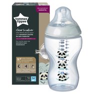 Tommee Tippee Closer to Nature Baby Bottle 3m+ Код 42269803, 340ml - Полипропиленова бутилка със среден поток със силиконова нипела срещу колики, с дизайн на Pip the Panda Tommee Tippee Closer to Nature Baby Bottle 3m+ Код 42269803, 340ml - Полипропиленова бутилка със среден поток със силиконова нипела срещу колики, с дизайн на Pip the Panda