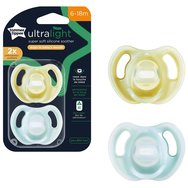 Tommee Tippee Ultra Light Silicone Soother 2 Парчета, Код 43345101 - Жълто / Синьо