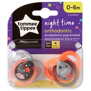 Tommee Tippee Night Time Silicone Soothers Код 433473, 2 бр