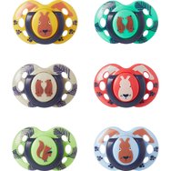 Tommee Tippee Fun Silicone Soother 18-36m, 6 бр - Multicolor 2 Tommee Tippee Fun Silicone Soother 18-36m, 6 бр - Multicolor 2