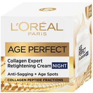 L\'Oreal Paris Age Perfect Collagen Expert Night Cream Хидратиращ и стягащ нощен крем за лице за зряла кожа против тъмни петна 50ml L\'Oreal Paris Age Perfect Collagen Expert Night Cream Хидратиращ и стягащ нощен крем за лице за зряла кожа против тъмни петна 50ml
