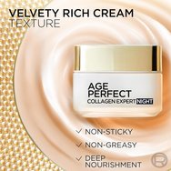 L\'Oreal Paris Age Perfect Collagen Expert Night Cream Хидратиращ и стягащ нощен крем за лице за зряла кожа против тъмни петна 50ml L\'Oreal Paris Age Perfect Collagen Expert Night Cream Хидратиращ и стягащ нощен крем за лице за зряла кожа против тъмни петна 50ml