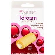 Carnation Footcare Tofoam Protection for Toes & Fingers 2 бр - Защитни капачки за пръсти на ръцете и краката, изработени от специална хипоалергенна пяна, изрязани до желания размер Carnation Footcare Tofoam Protection for Toes & Fingers 2 бр - Защитни капачки за пръсти на ръцете и краката, изработени от специална хипоалергенна пяна, изрязани до желания размер