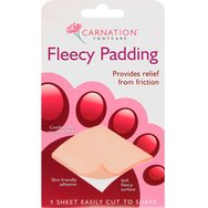 Carnation Footcare Fleecy Padding 1 бр - Хипоалергенен стикер за пръсти на крака, изрязан до желания размер Carnation Footcare Fleecy Padding 1 бр - Хипоалергенен стикер за пръсти на крака, изрязан до желания размер