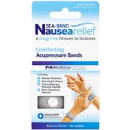 Sea-Band Nausea Relief Comforting Accupresure Bands Облекчаващи акупресурни гривни за справяне с гаденето 2 броя Sea-Band Nausea Relief Comforting Accupresure Bands Облекчаващи акупресурни гривни за справяне с гаденето 2 броя