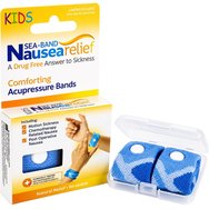 Sea-Band Kids Nausea Relief Comforting Accupresure Bands Облекчаващи акупресурни гривни за справяне с гаденето, подходящи за деца от 3 години & нагоре 2 броя Sea-Band Kids Nausea Relief Comforting Accupresure Bands Облекчаващи акупресурни гривни за справяне с гаденето, подходящи за деца от 3 години & нагоре 2 броя