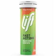 Lift Gluco Fast Acting Glucose Таблетки с глюкоза за дъвчене с незабавно действие за хипогликемия 10 Chew.tabs - Orange